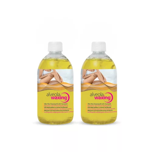 Alveola Waxing Gyantázás utáni lemosó olaj Kamillával 2x300ml