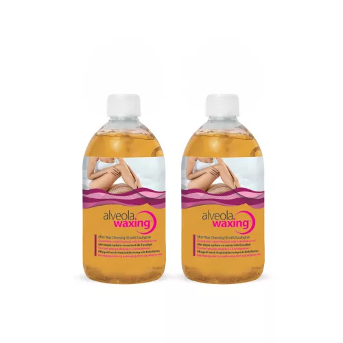 Alveola Waxing Gyantázás utáni lemosó olaj Eukaliptusszal 2x300ml