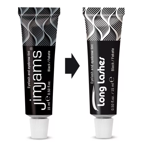 Long Lashes szempilla és szemöldökfesték FEKETE 15ml