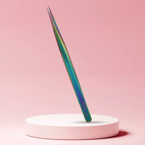 Long Lashes Pro Slim egyenes csipesz- Multicolor