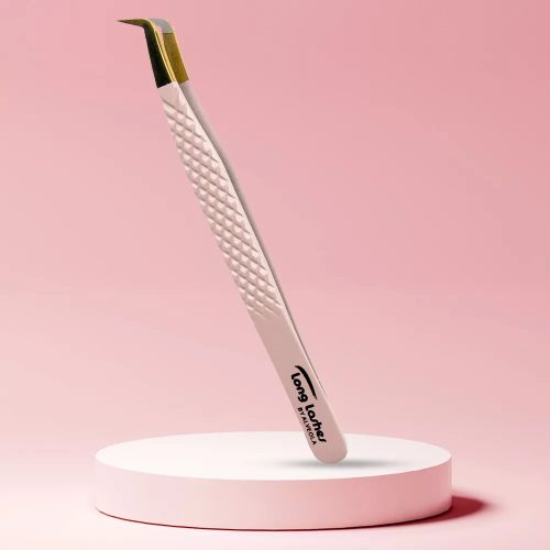 Long Lashes Pro Fiber Slim Volume csipesz - Arany fejű