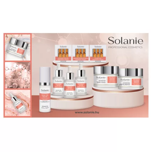 Solanie álló displayhez MesoPeptide grafika