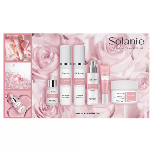 Solanie álló displayhez Rózsa Exoszóma grafika