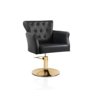 Gold Hair Throne fodrász szék - kör talp