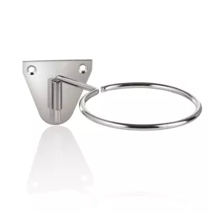 Falra szerelhető hajszárító tartó kör alakú