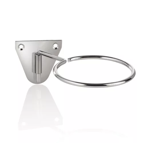 Falra szerelhető hajszárító tartó kör alakú