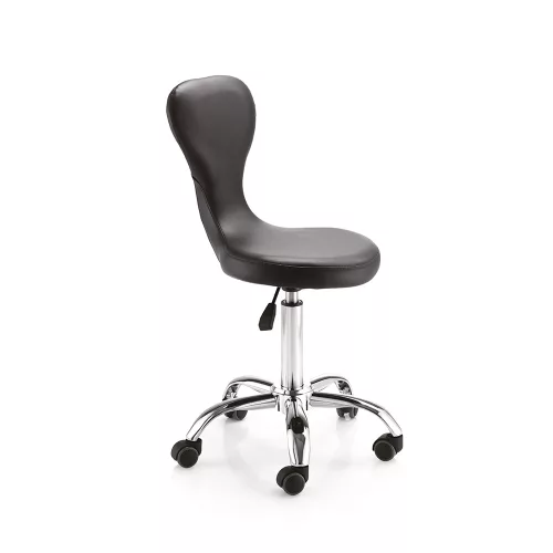 Classic háttámlás forgózsámoly fekete